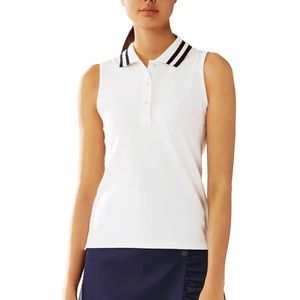 Tory Burch/Sport Pleated Collar Sleeveless Polo